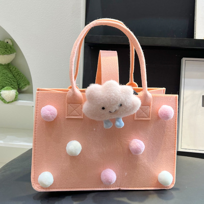 두꺼운 빛 핑크 구름 30*20*18