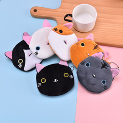 Cartoon Cute Girl Heart Small Cat Zero Wallet Earphones Data Cable Storage Bag Festival Couple Gift Wholesale