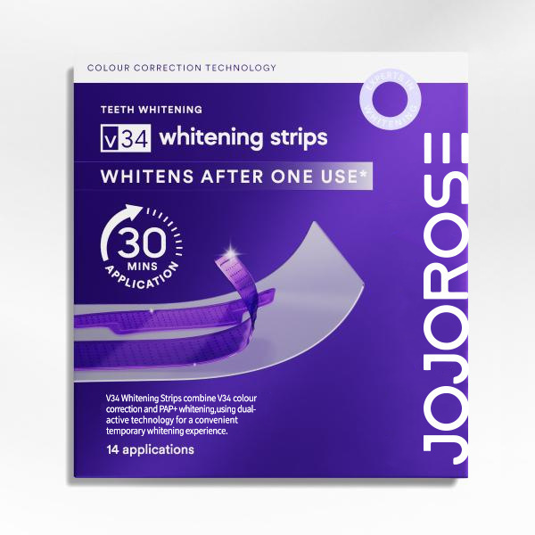 Cross-Border Temu Amazon Hismilev34 Whitening Tooth Strips Gentle Cleaning Teeth Strips to Remove Yellow Smoke Stains and Tea Stains