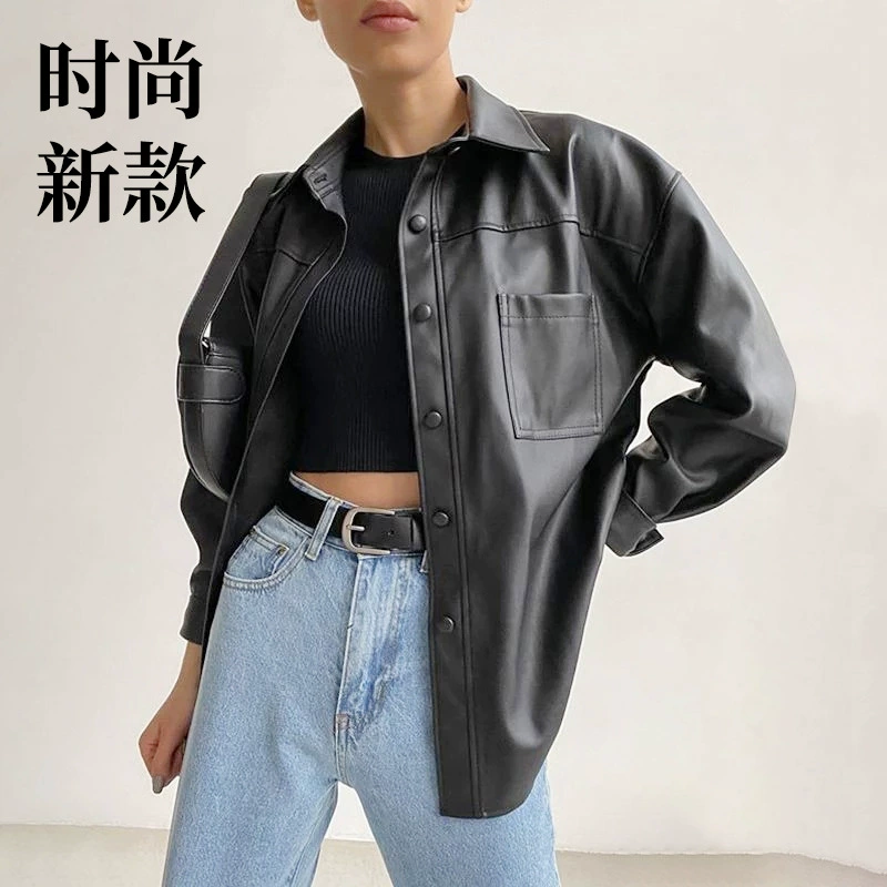 Плащ-тренч европейского стиля, осенний легкий overshirt, черный и фиолетовый, размеры S–L