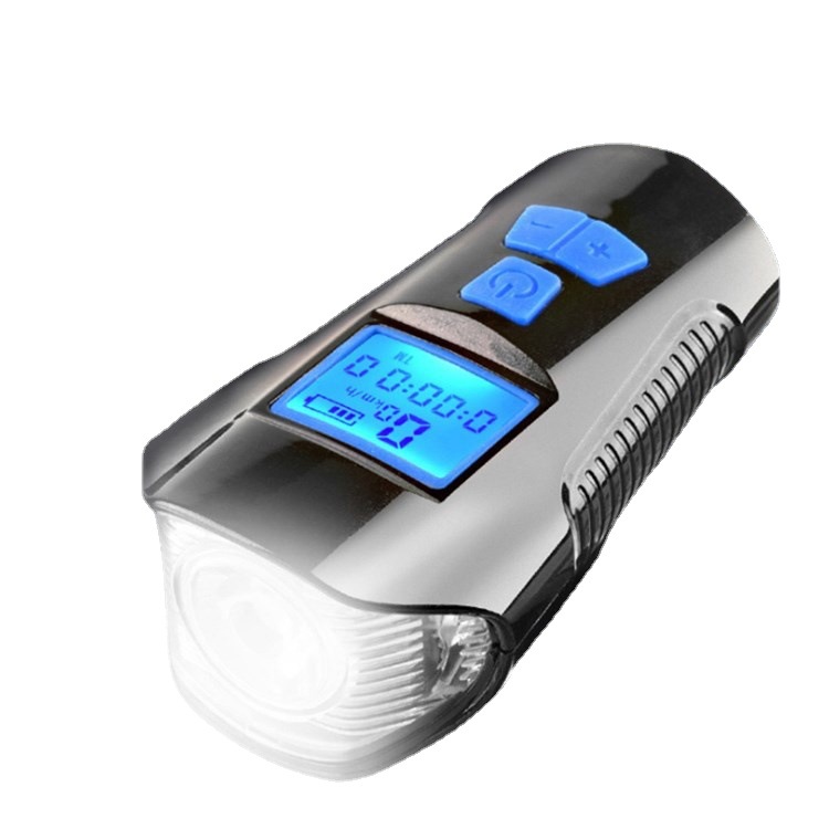 Luz de bicicleta transfronteriza Luz de manillar Luz de cuerno luz de noche montando bicicleta código medidor luz USB carga Luz de bicicleta de montaña