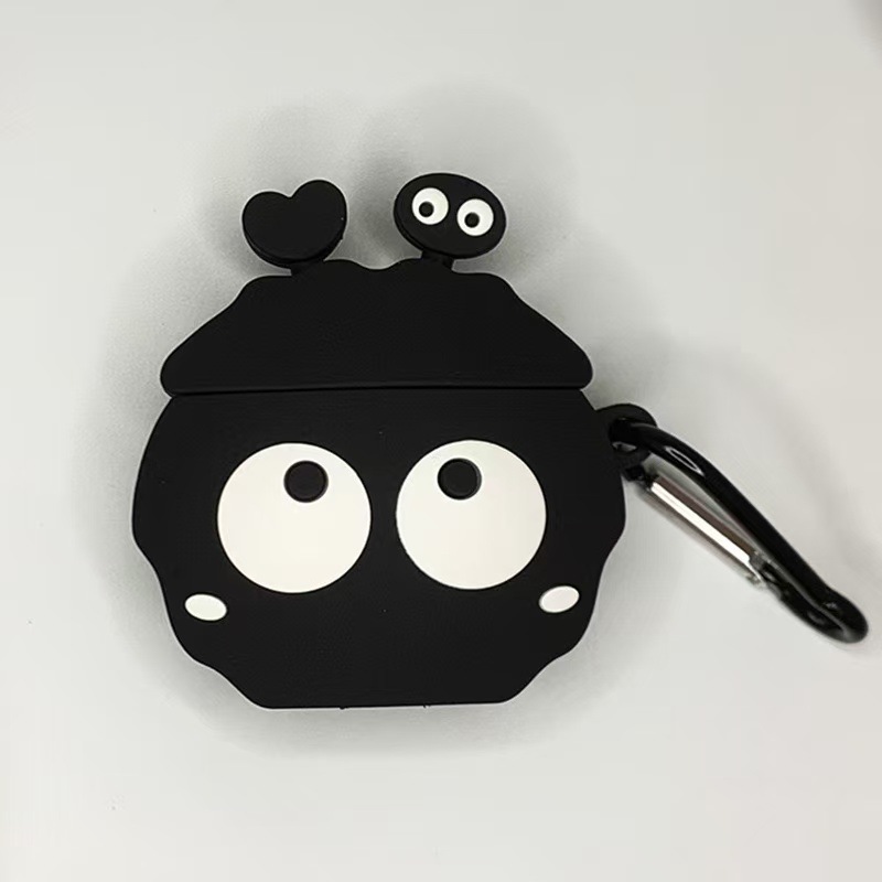 Fantasma cubierta de auriculares para airpods 4 generación Apple Pro2 caricatura de silicona encantadora caja blanda 3 generación cuatro o cinco