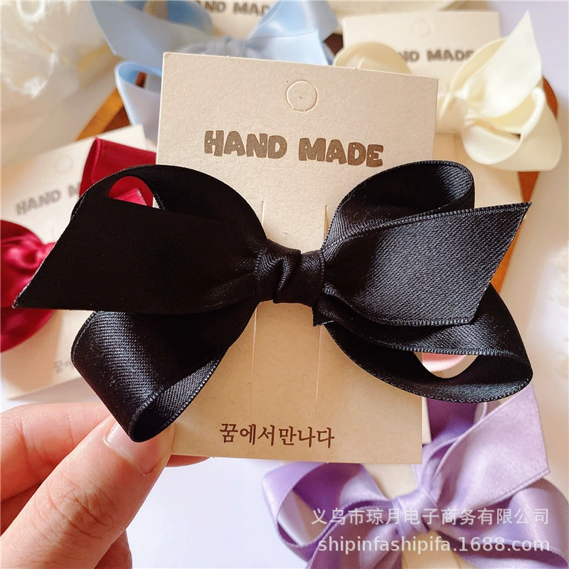 Korean children's big hair accessory, three dimensional hairpins with bow, hairgrip