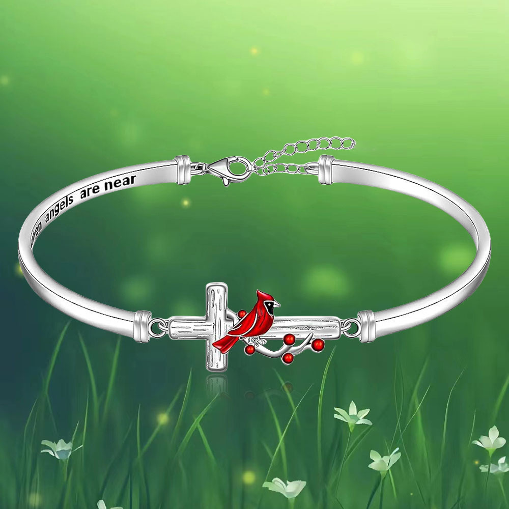 temu cross-border new European and American Amazon red bird exquisite all-match bracelet women wholesale cute bird bracelet