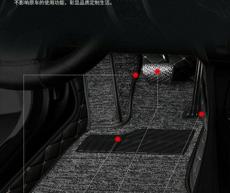 Suitable for 23 panda mini foot pads surrounded by panda MINI modified interior universal car foot pads
