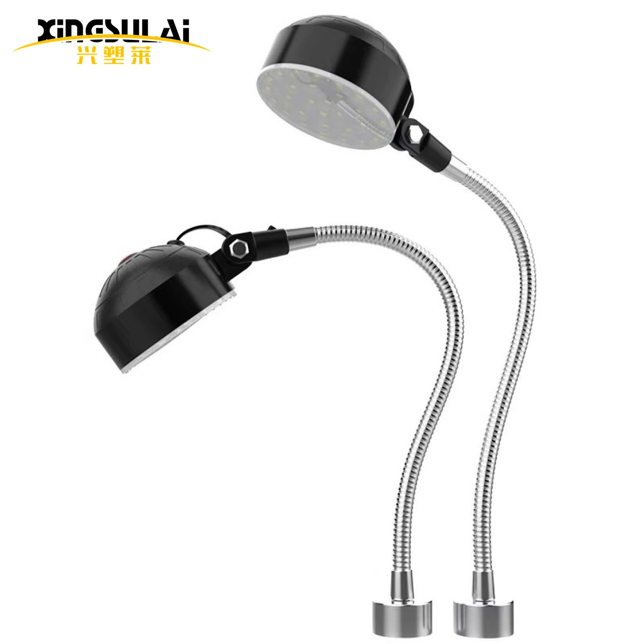 Светодиодный светильник для станков 10W220V36V с мощным магнитным основанием, длинным кронштейном, для токарных станков с ЧПУ, верстаков, фрезерных станков