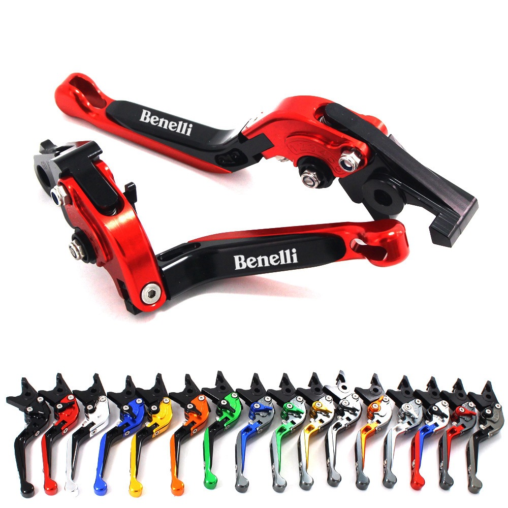 Benelli Leoncino 500 motorcycle CNC modified brake and clutch handle levers