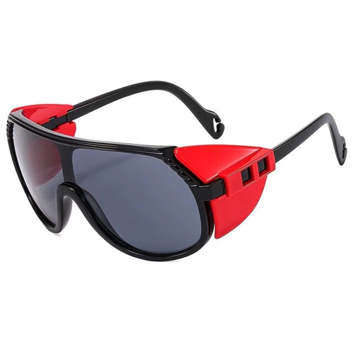 Cross-border new one-piece full-frame true membrane sports style sunglasses with a fashionable and personalized design for men and women outdoor cycling sunwear manufacturer