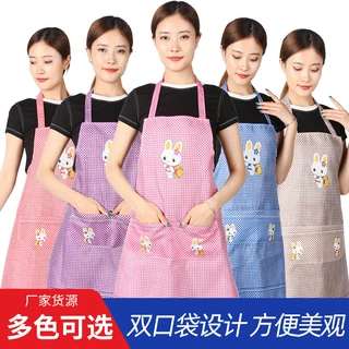 厂家供应挂脖围裙工作服广告围裙logo印字围腰礼品促销批发