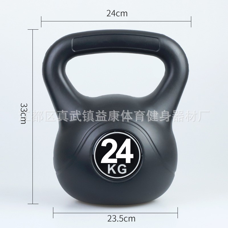 Venta al por mayor de plástico hexagonal inmersión mancuerna hombres y mujeres color kettlebell brazo entrenamiento muscular equipo de fitness hogar kettlebell Promoción de fin de año