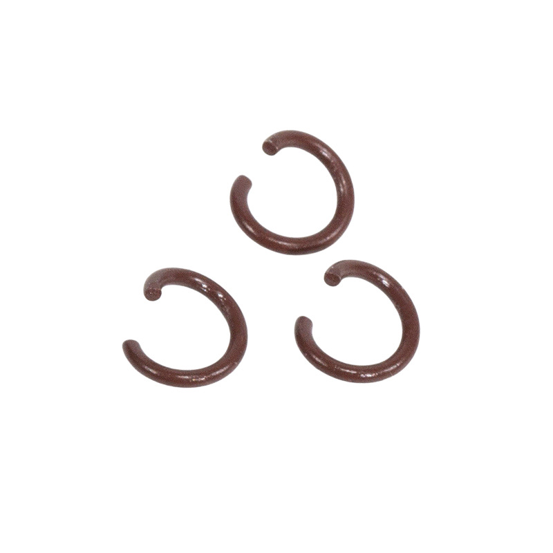 Pintura de color abierto anillo de conexión de hierro pulsera collar material hecho a mano DIY accesorios de la joyería