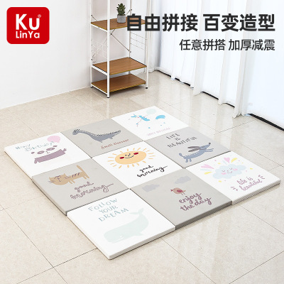 Library sub baby Mat Mosaic Jigsaw puzzle thickening 4CM baby Climbing pad a living room Mat Early education child