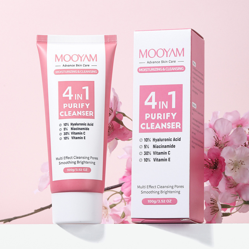 4 in 1 フェイスウォッシュ 4 in 1 フェイシャル クレンザー ジェントル クレンジング 4 in 1 フォーム オイル コントロール フェイシャル クレンザー|undefined