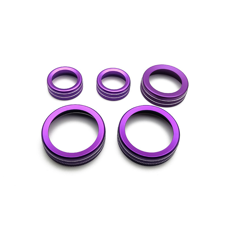 Suitable for 22-24 Ford Maverick Air Conditioning Headlight Knob Decorative Ring Volume Interior Modification