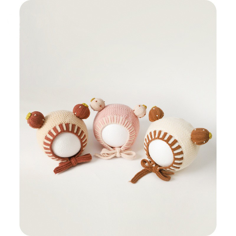 Sombreros para bebés otoño y invierno recién nacidos sombreros cálidos para hombres y mujeres sombreros de tejido para niños sombreros de lana