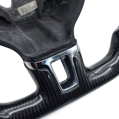 Steering wheel Golf Mk6 Carbon Fiber Semi-Perforated