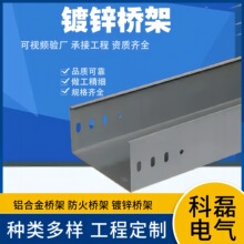 槽式防火不锈钢镀锌桥架 金属配件梯式多孔不锈钢桥架电缆桥架