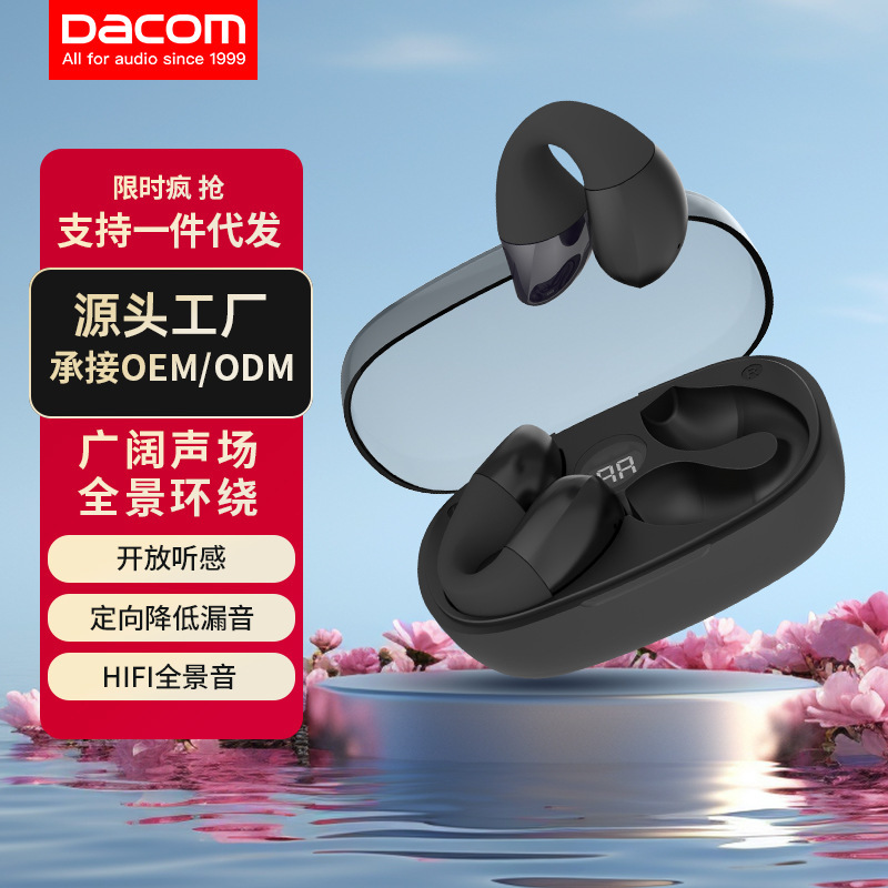 Factory wholesale wireless bluetooth headset not in the ear sports running ear clip open mini call noise reduction universal