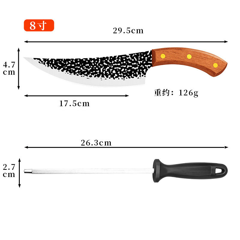 Comercio exterior cuchillo de frutas cuchillo de cocina cuchillo afilado cuchillo de corte de hueso cortar cerdo, ganado y oveja regalos