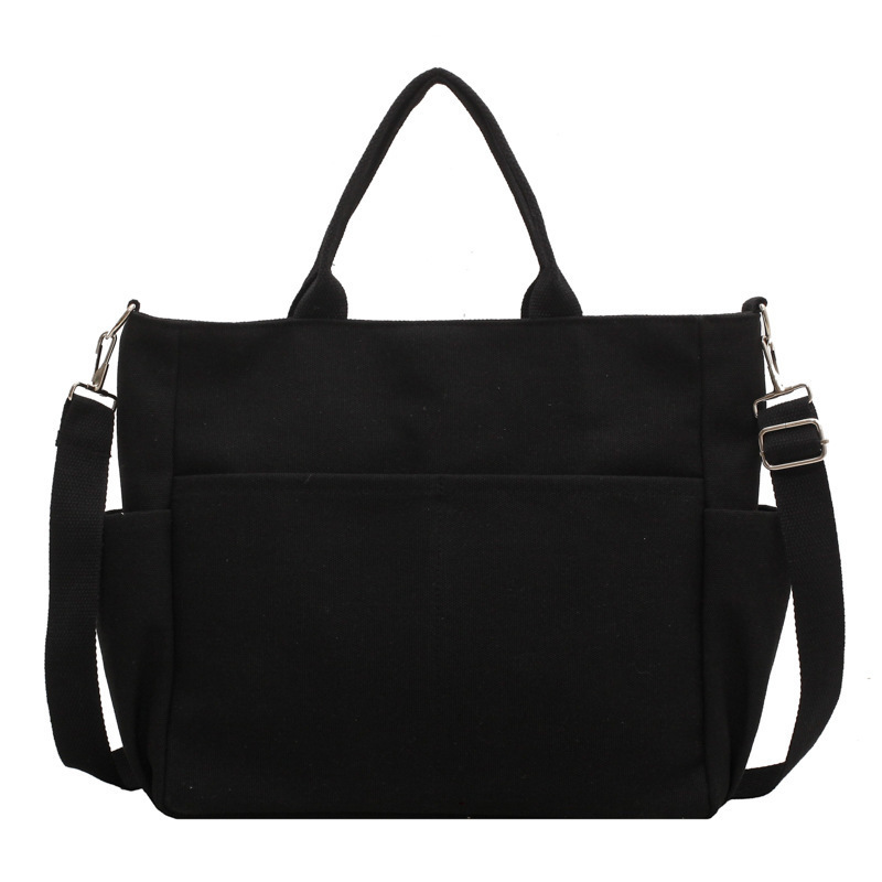 Bolso de las mujeres 2024 otoño nuevo bolso de mano de gran capacidad retro simple bolsa de lona bolsa de mano bolsa de mensajero ocasional moda