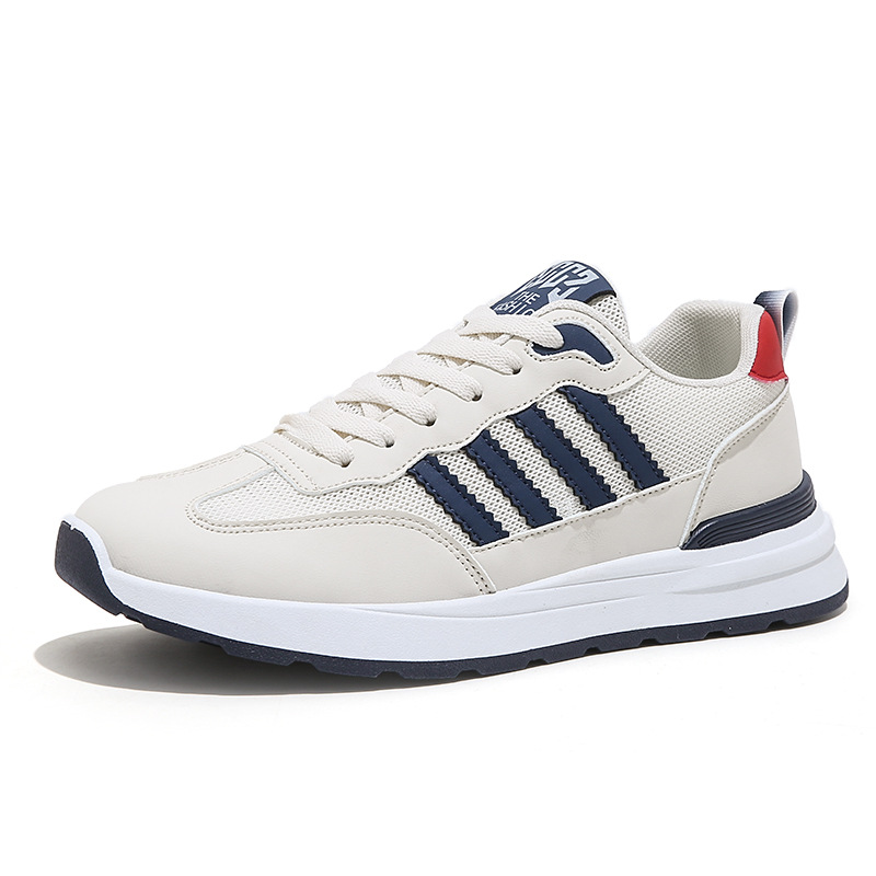 En el verano de 2026, los nuevos zapatos masculinos, la superficie de la red, los zapatos deportivos de ocio transpirables, los zapatos de papá estudiantil de fondo grueso para correr