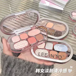 LEEINTO氛围拉满六色眼影持妆显色珠光哑光细闪眼影跨境美妆彩妆