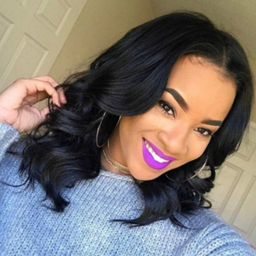Women's Long Curly Wigs in European and American Style, Black Color, Big Waves—Full Headpieces Available for Overseas Drop Shipping