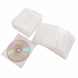 标准CD袋高端DVD活页2片装双面无纺布袋透明PP内页光碟光盘保护套
