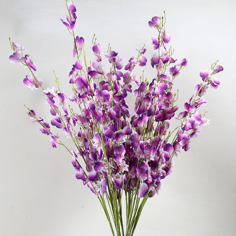 5-fork long purple and white