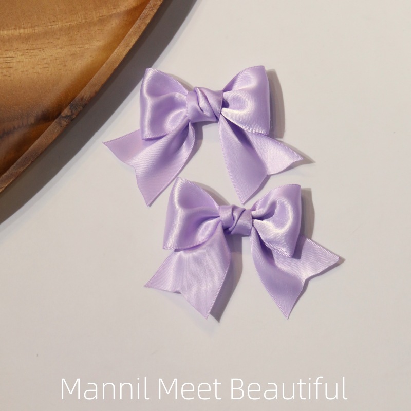 Women's Sweet Simple Style Bow Knot Satin Hair Clip display picture 15