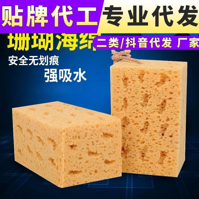 Автомобильная Коралловая губка сотовая средняя губка для мойки автомобилей Автомобильная губка прямые продажи с фабрики