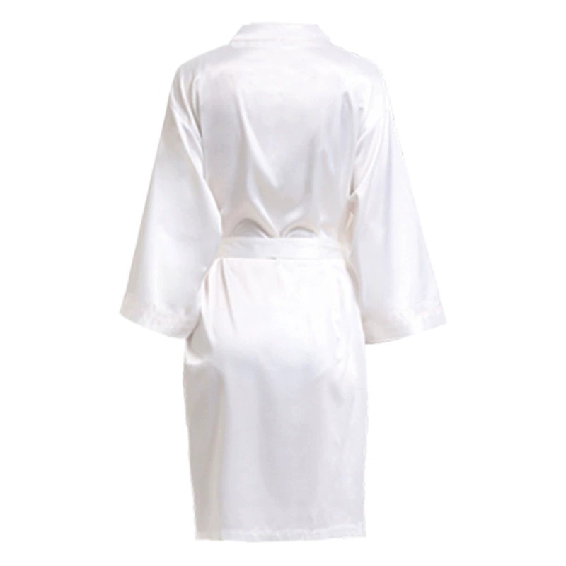 Свадебный халат невесты, халат, женская ночная рубашка с перьями, пушистый свадебный макияж, свадебное кимоно подружки невесты, атласный халат