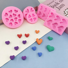 爱心硅胶模具厂家批发手工翻模食品级耐高温diy巧克力翻糖模具