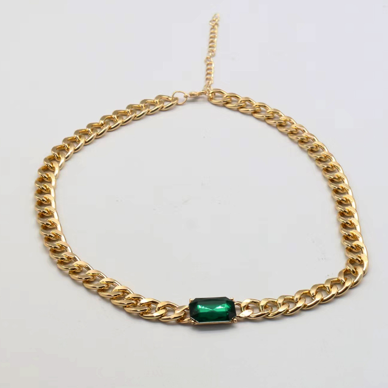 European American Cross-Border Chain Necklace For Women, Exaggerated Punk Style, Simple And Unique Design Necklace,_voghion.com