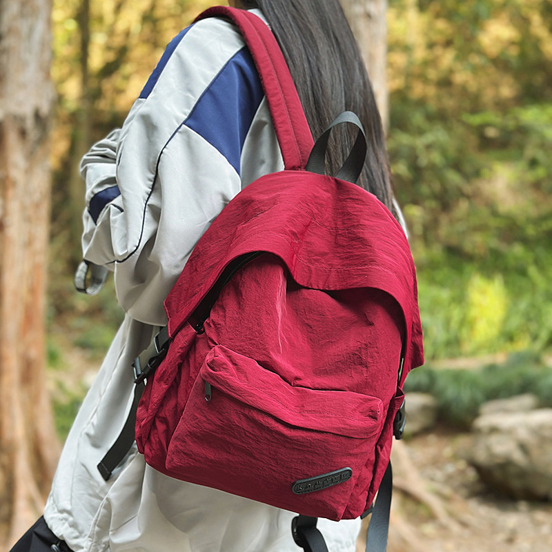 국경 간 중학생 여행 학교 가방 배낭 대학생 경량 배낭 캐주얼 여행 등산 가방