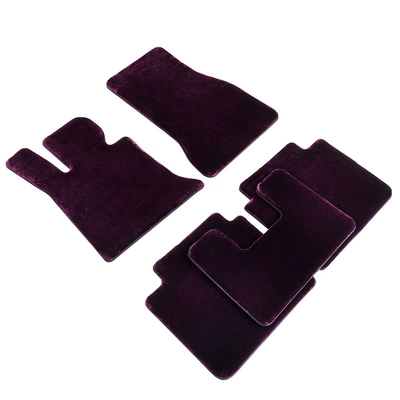 Car Carpet: bright silk plush surface Starry