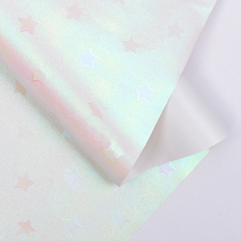 Serie de cumpleaños-estrellas flash en polvo/rollo; 0.43*3M