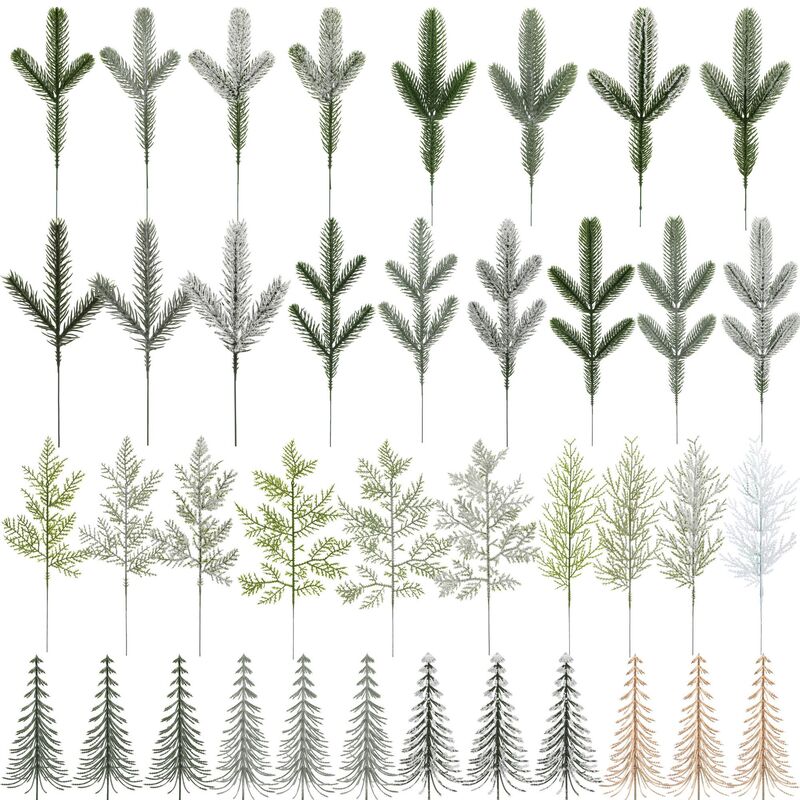 緑植松針万聖感謝クリスマスクロスボーダー人工植物造花祝日装飾生け花道具置物|undefined