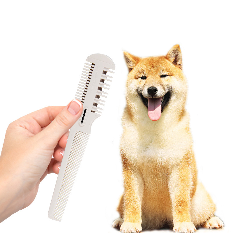 간단하고 실용적인 애완 동물 다목적 청소 미용 빗 열기 매듭 제거 머리 마사지 빗 실용적인 청소 애완 동물 부동 머리