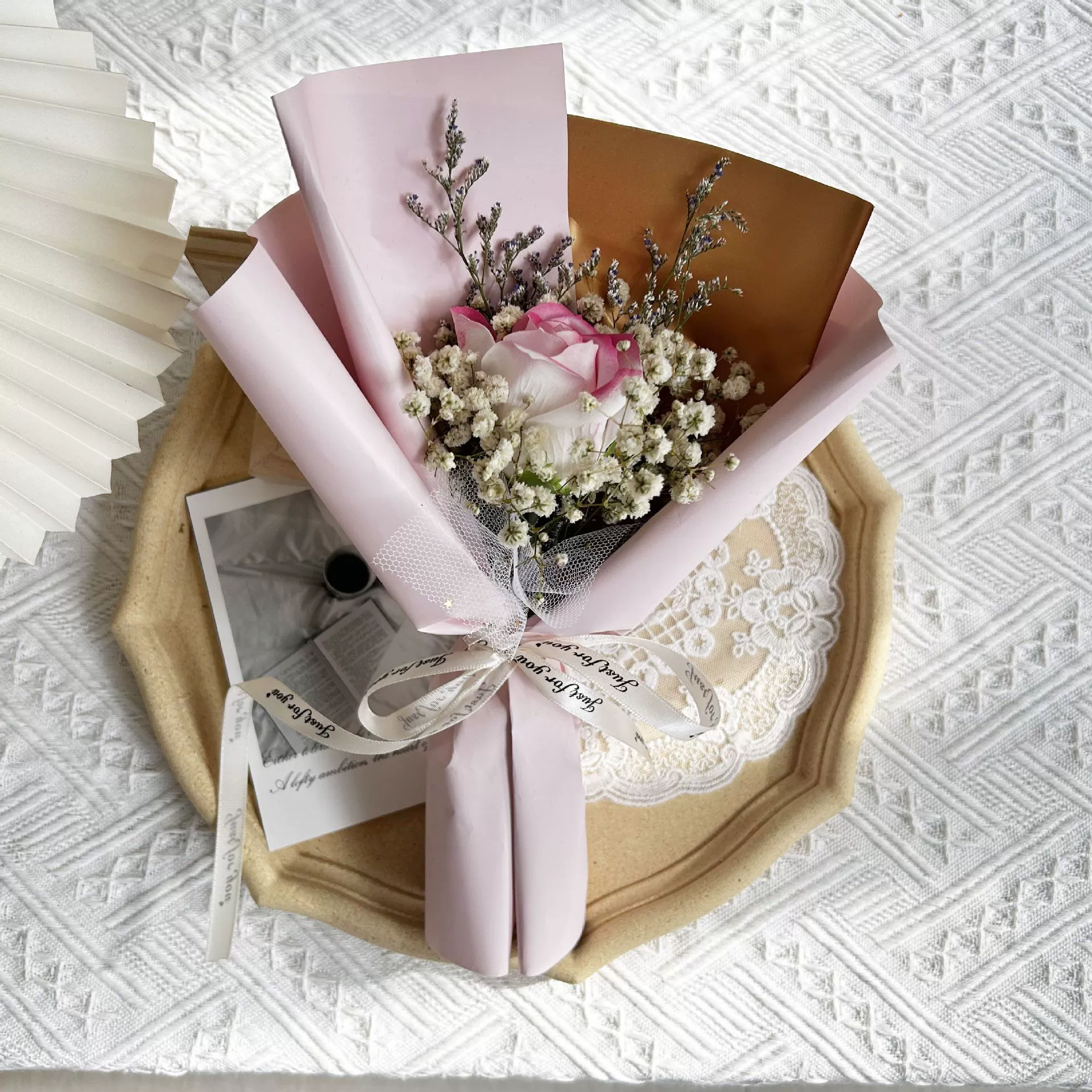 520 Моделирование Бессмертного Розы Букет День Рождения Танабата Подарок на День Святого Валентина, чтобы отправить подруге Выпускная церемония, чтобы отправить друзьям