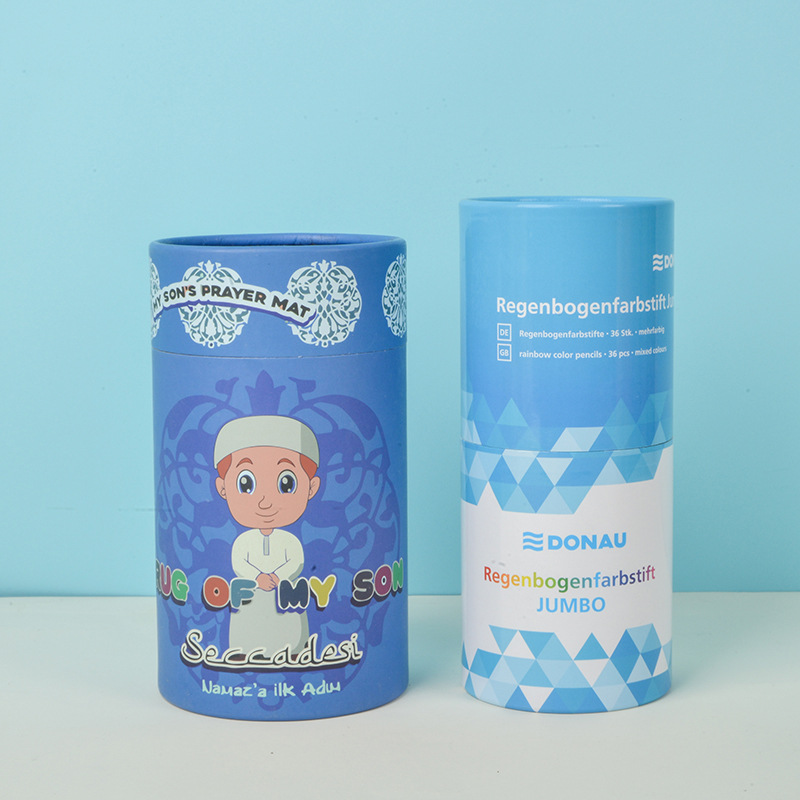 定制化妆品茶叶纸罐牛皮纸圆筒鼠标垫瑜伽垫纸筒对联海报圆筒批发