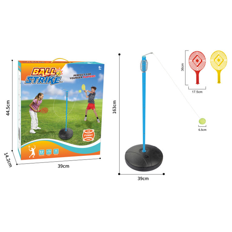 Juguetes de tenis para niños transfronterizos, deportes para padres e hijos en interiores y exteriores, juego de entrenador de tenis con pelota oscilante, venta al por mayor