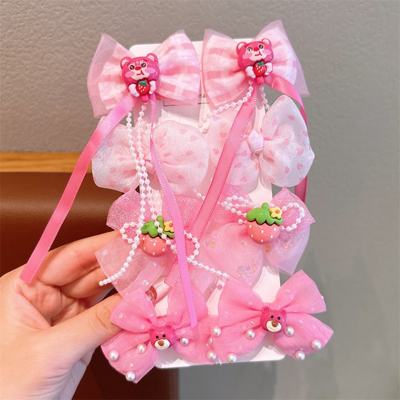 3# Rose Pink Strawberry Bear (High Quality Card Pack)