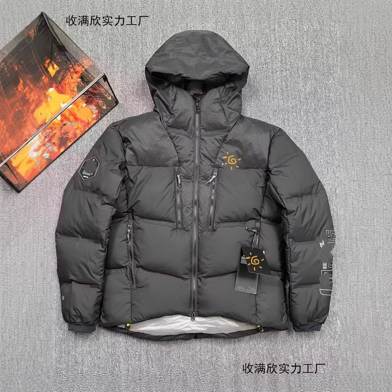 Kailerjia Kls 6000Gt Kailer Stone down Jacket for High Mountain Exploration, Technical Climbing, Hiking, and Cross-Country with Hood
