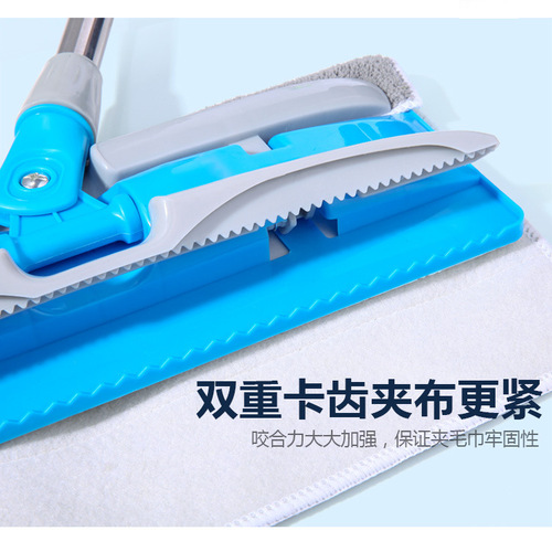 Tablet mop without hand washing, large size household one-touch lazy floor cleaning device, dry and wet two-in-one floor mop cleaner