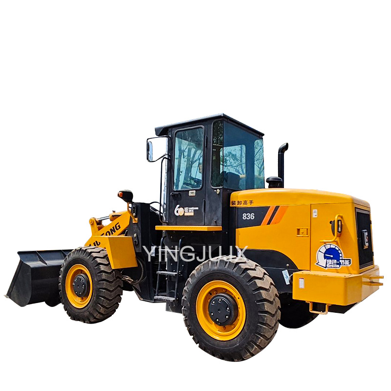 Exportación perenne de segunda mano original Liu Gong CLG836 cargadora de ruedas y todo tipo de excavadora elevadora