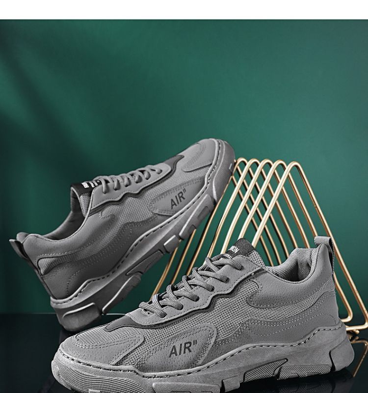 Arbejdsbeskyttelse herre åndbar mesh sports- og isure tynde byggeplads lugttætte arbejdssko trendy sommer_voghion.com