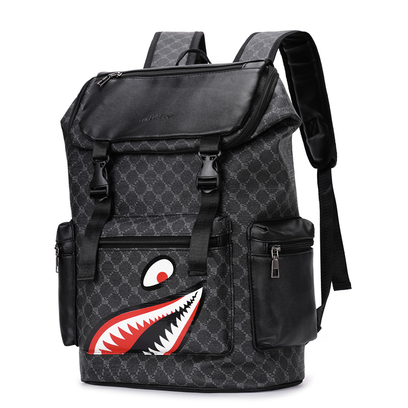 Herren Rucksack Mit Karomuster, Großer Laptop Rucksack Für Reise_voghion.com