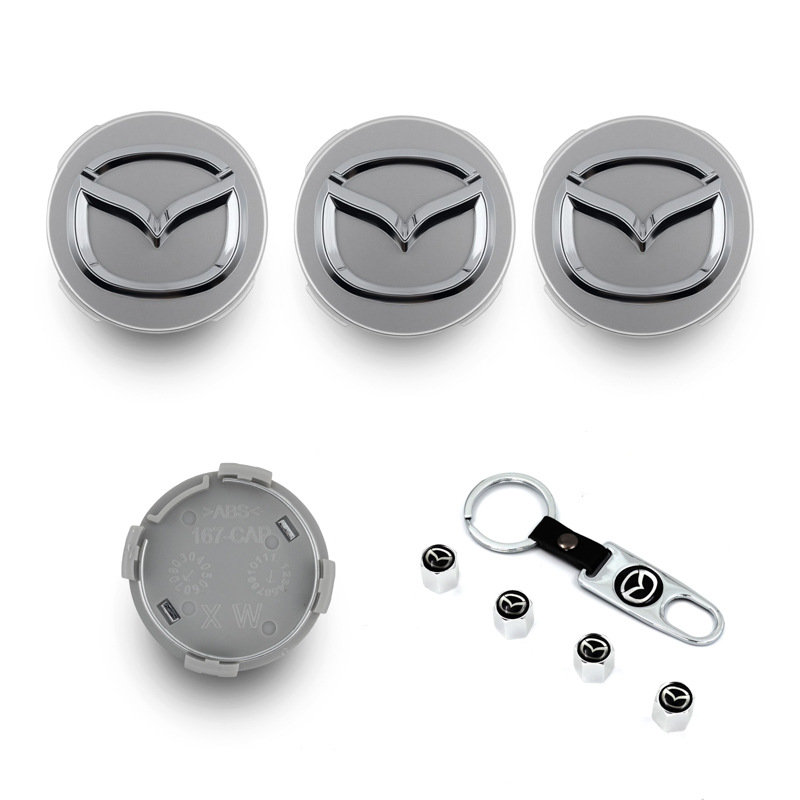 Suitable for Mazda Wheel Hub Cap 57mm Mazda 6 Wheel Hub Center Plastic Cap 57mm Mazda 3 Tire Center Mark