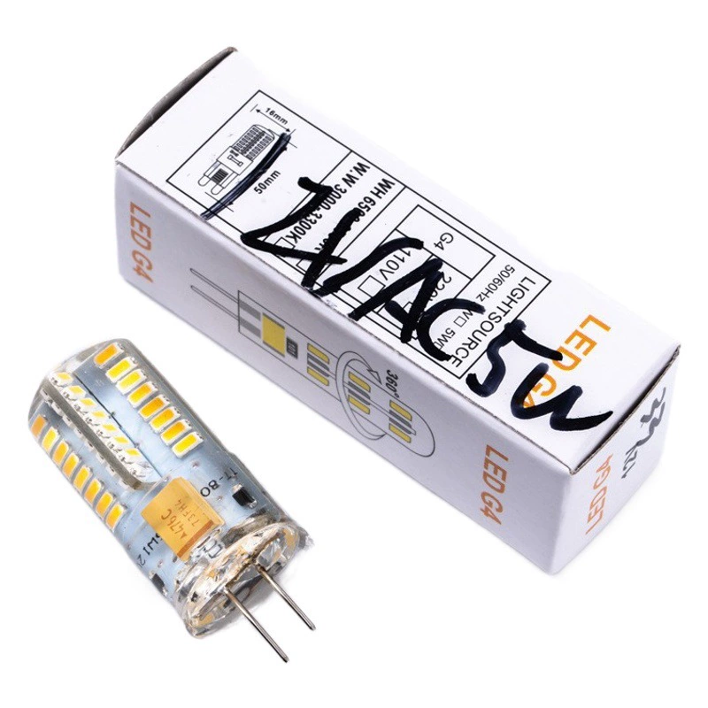 LEDG4 силиконовые бусины лампы ACDC12V контакт низковольтная кукурузная лампа хрустальная лампа линза фары G4 источник света